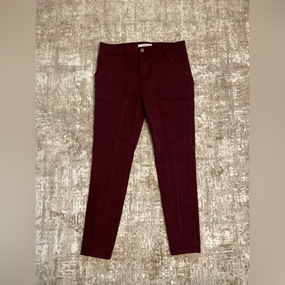 KanCan Women's Skinny Jeans - Burgundy size 13